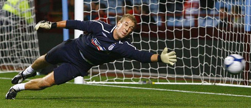 England 'keeper Joe Hart
